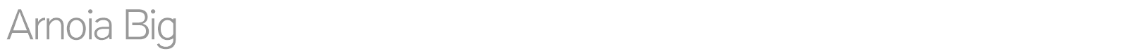 Arnoia Display font preview